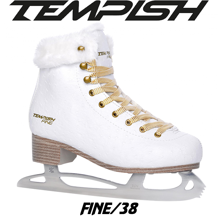 Ковзани фігурні жіночі ковзани для фігурного катання Tempish FINE розмір 38/24,7 см білі