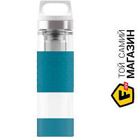 Термобутылка Sigg Hot & Cold Glass WMB 0.4л Aqua, (8555.70)