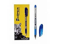 Ручка масл. Hiper Triumph HO-195 0. 7мм (синя)