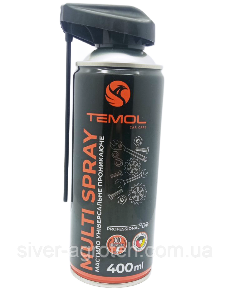 Мастило універсальне Multi spray 400 ml Profi (Temol)