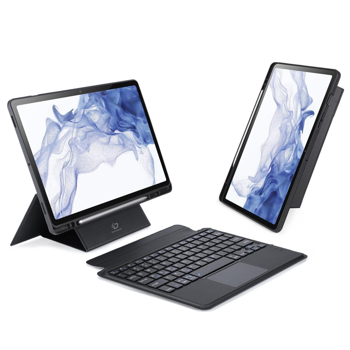 Чохол клавіатура для планшета DUX DUCIS Bluetooth 5.0 Keyboard для Samsung Galaxy Tab S7 / S8 11'' (X700/X706/T870/T87) Black