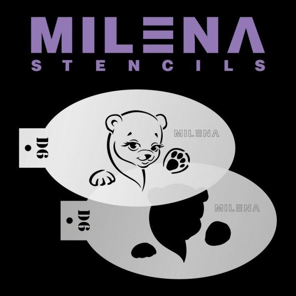 Трафарет НАБІР MILENA D6 2 шт