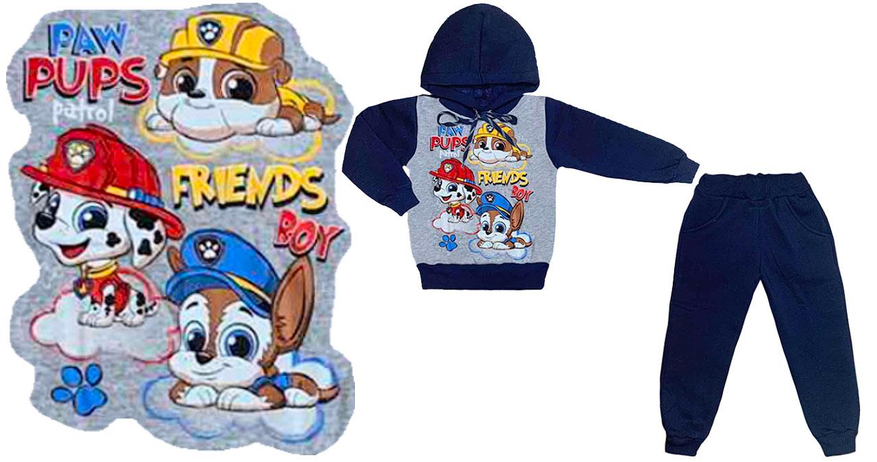 Костюм з начосом 3-х нитка Щенячий Патруль 04.17.03, фото 1