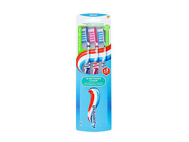 Зубна щітка In Between Clean 21 середня ТМ AQUAFRESH FG