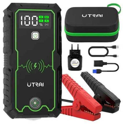 Пусковий пристрій для автомобіля 2500 А Jump Starter Utrai Jstar One Pro з аксесуарами Full Power, фото 2