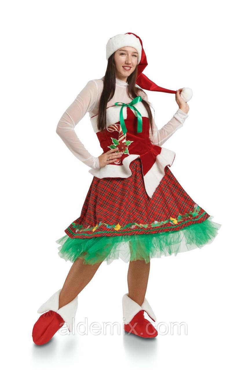 Помічниця Санти "Santa Girl" Карнавальний костюм для аніматорів, фото 1