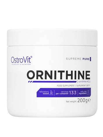 Амінокислота L-Орнітин Ostrovit Ornithine 200г Польща, фото 1