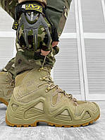 Тактические берцы для ВСУ кожаная мужская зимняя обувь, Боевые армейские ботинки oxford койот 41 (26 см)