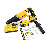 Аккумуляторный перфоратор DeWalt DCH133NT 36V, 6AH, мощный перфоратор Деволт для дома