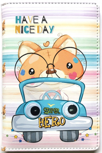 Блокнот дитячий А6 штучна шкіра 64 чистих аркуші 9342