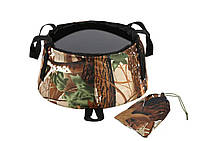 Туристическое складное ведро (камуфляж) (1732)