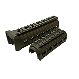 Цівка на АК 47/74 DLG TACTICAL (DLG-099) полімерна, колір Олива, 2 планки picatinny з кріпленням M-LOK, фото 3