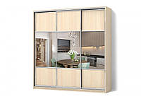 Шафа-купе 3 двері (вис. 240/глиб. 45 см) Алекса Меблі