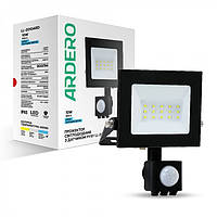 Светодиодный прожектор Ardero LL-2010ARD 10W 800Lm 6500K c датчиком