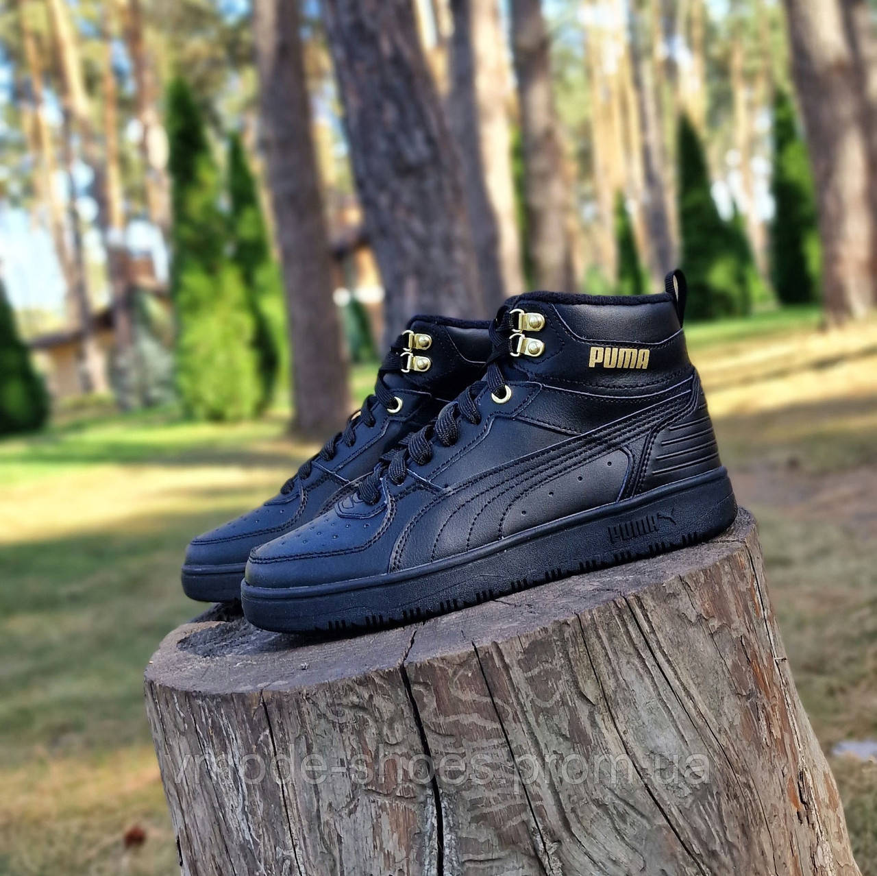 Puma clyde top satin jr