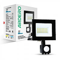 Светодиодный прожектор Ardero LL-2020ARD 20W 1600Lm 6500K c датчиком