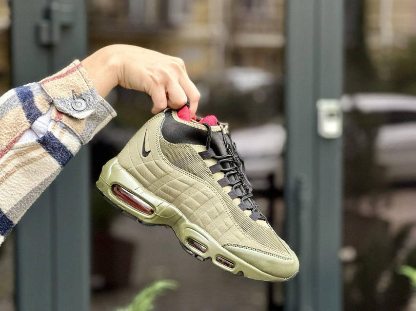 Мужские зимние кроссовки Nike Air Max 95 Sneakerboot Haki Winter