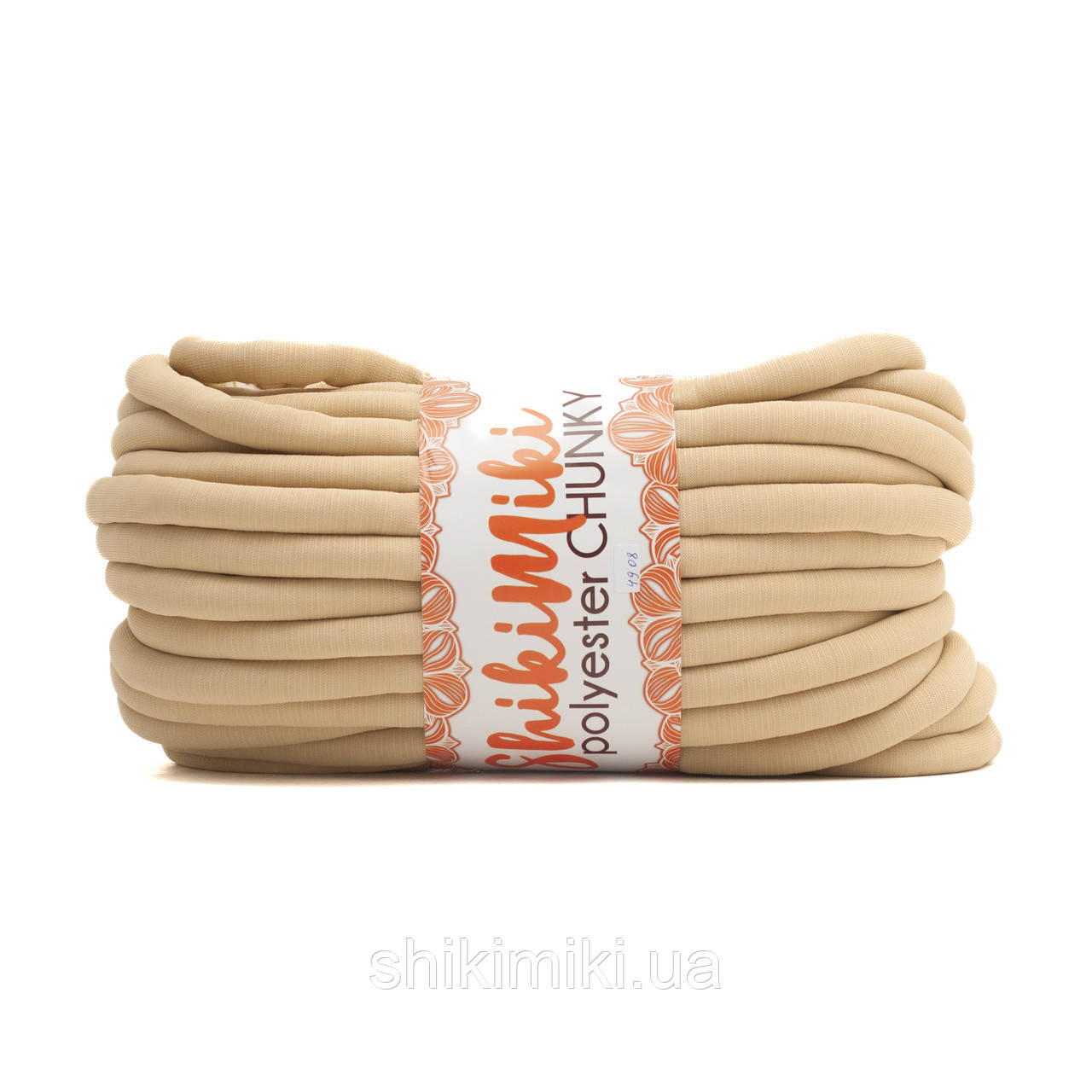 Шнур з наповнювачем Shikimiki Polyester Chunky, колір Кремовий