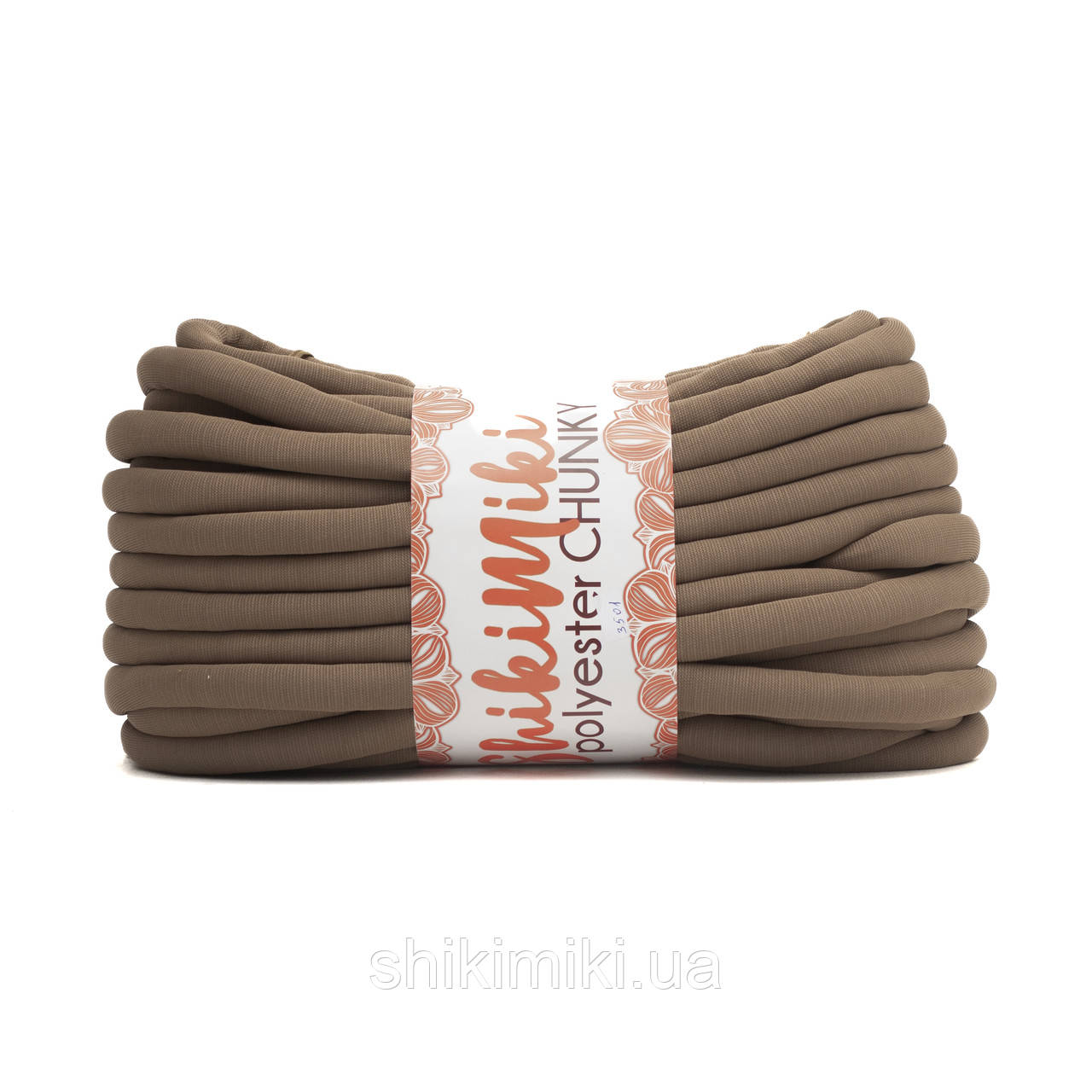 Шнур з наповнювачем Shikimiki Polyester Chunky, колір Какао