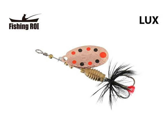 Блешня рибальська/для риболовлі Lux 2 6 г CBR 615-011-2-CBR ТМ FISHING ROI FG, фото 1