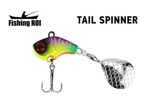 Блешня рибальська/для риболовлі Tail Spinner Cyclone 15 г 18 615-02-15-18 ТМ FISHING ROI FG, фото 1