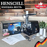 Электрическая мясорубка Henschll 2500W с реверсом Электромясорубка для дома