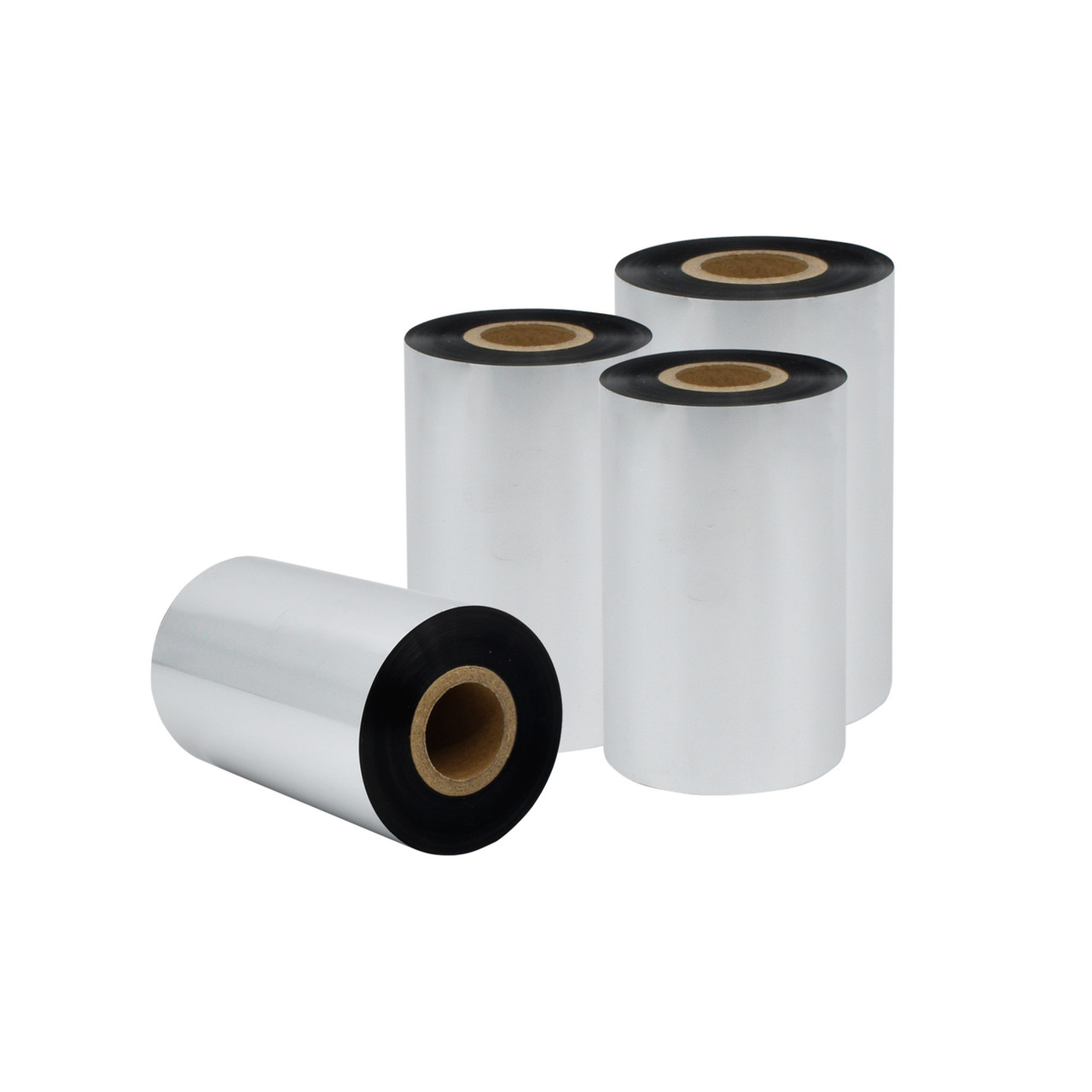 Ріббон WAX 90мм * 300м намотка OUT 1 втулка з насічками 25.4мм 1" Ukrmark W90/300 - 1 OUT чорний