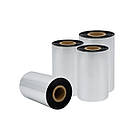 Ріббон WAX 110мм * 74м намотка OUT 2 втулки з насічками 12.7мм 0.5" Ukrmark W110/74 - 2 OUT чорний