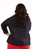 Куртка демісезонна чорна коротка плащівка батал великих розмірів 42-74 різних кольорів, фото 2