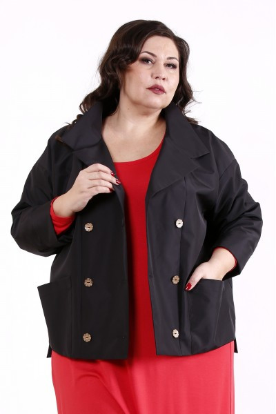Куртка демісезонна чорна коротка плащівка батал великих розмірів 42-74 різних кольорів