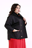 Куртка демісезонна чорна коротка плащівка батал великих розмірів 42-74 різних кольорів, фото 3