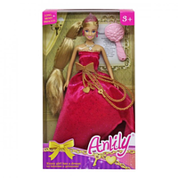 Лялька Anlily із серії Princess з аксесуарами в коробці, У малиновій сукні