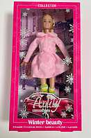 Лялька Anlily із серії Winter beauty у коробці, В рожевому костюмі