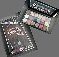 Палетка теней для макияжа глаз I Heart Revolution Book Of Spells Eyeshadow Palette Curses And Hexes 18 g