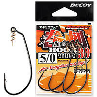 Крючок Decoy Worm30 Makisasu Hook #4/0 (3 шт/уп)