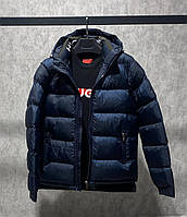 Куртка Hugo Boss синяя | Теплые зимние куртки Хуго Босс для мужчин