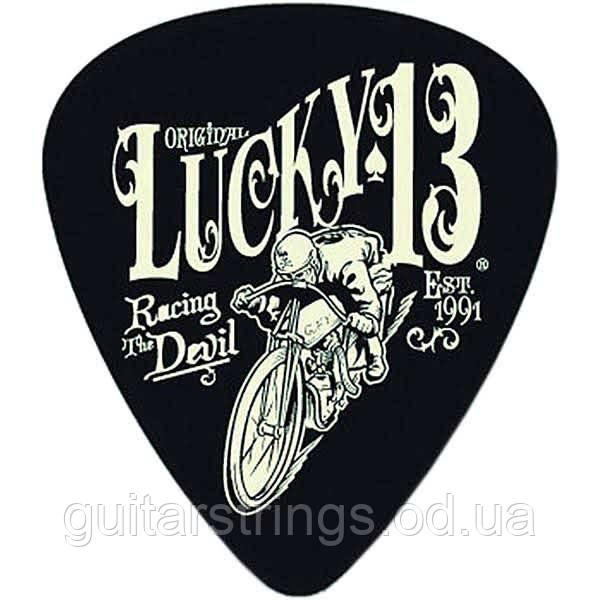 Медиатор Dunlop L18R.73L13C Lucky 13 Vintage Speed 0.73 mm, фото 1