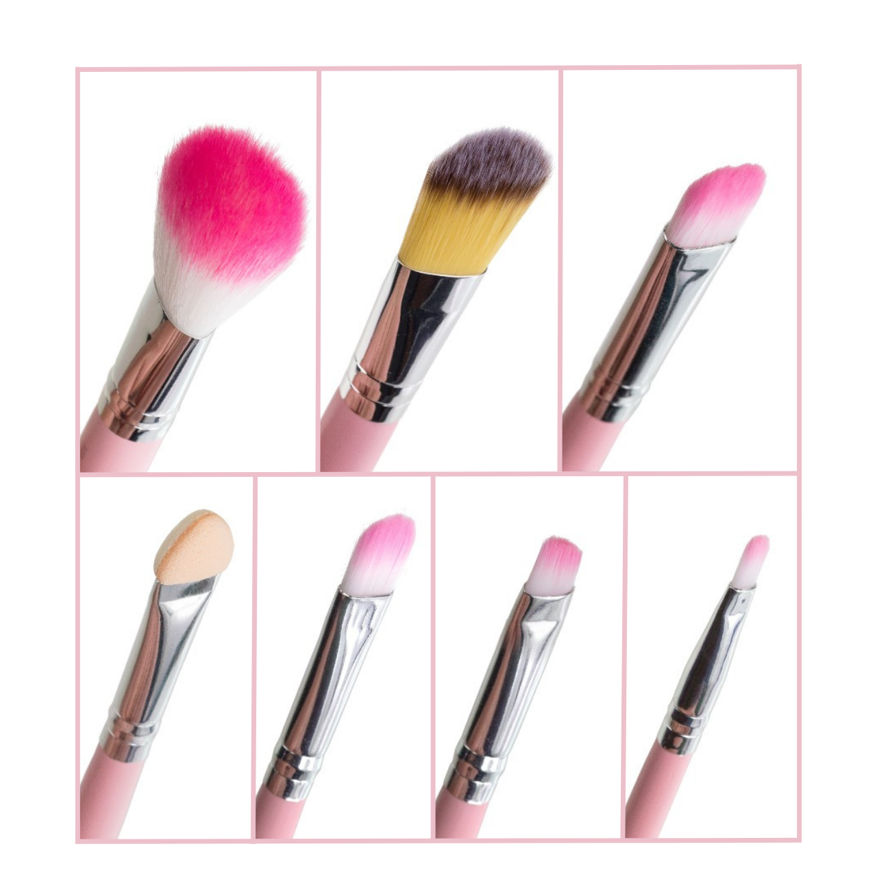 コスメ　7個セット ki Набор кистей для макияжа Kylie в контейнере кисточки 7 шт