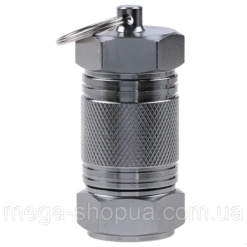 Велика капсула-таблетниця брелок контейнер схованок герметичний водонепроникний Capsule TR71 для ключів