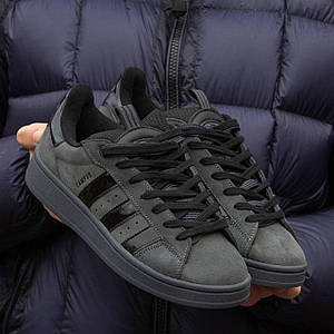 Чоловічі Кросівки Adidas Campus Grey Black 40-41-42-43-44-45