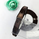 Стрічка атласна темно-коричнева, 0.6 мм, фото 4