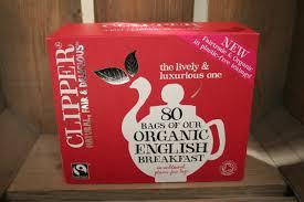 Чай чорний англійський сніданок органічний Clipper, 80п.х3,1г