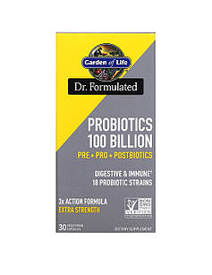 Garden of Life Probiotics 100 Billion 30 капсул