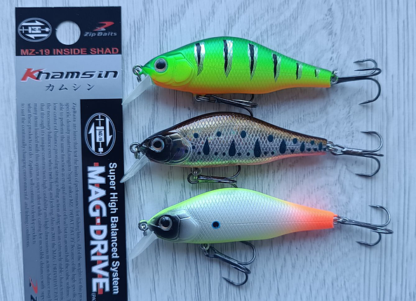 Воблер Columbia Fishing Khamsin 70SP-SR 70мм 9.5гр 3шт Набір, фото 1