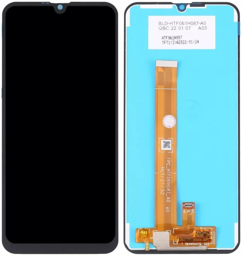 Дисплей + сенсор Blackview Oscal C20 / C20 Pro Black - p/n: FPC_HTF061H087_A0
