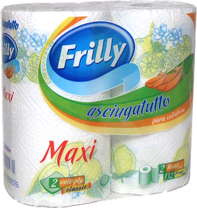 РУШНИКИ ПАПЕРОВІ FRILLY ASCIUGATUTTO X 2 ROTOLI