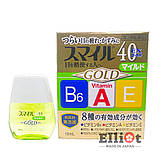 Lion Smile 40 EX GOLD Mild Японські краплі для очей з А, Е, В6 і таурином 13мл, фото 2