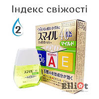 Lion Smile 40 EX GOLD Mild японские капли для глаз с А, Е, В6 и таурином 13 мл