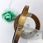 Стрічка атласна колір хакі, 0.6 мм, фото 4