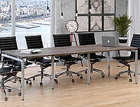 Офісний стіл прямокутний для конференційного залу в стилі лофт Q-270 Дуб Палена Loft design